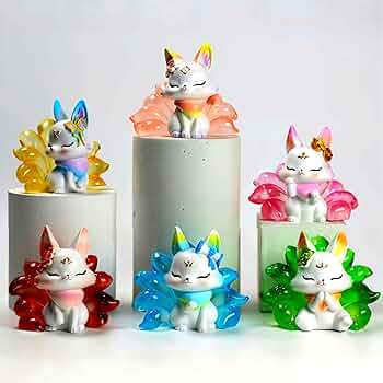 Amazon.com: Zaleny Nine-Tailed Demon Fox Blind Box Popular Mystery